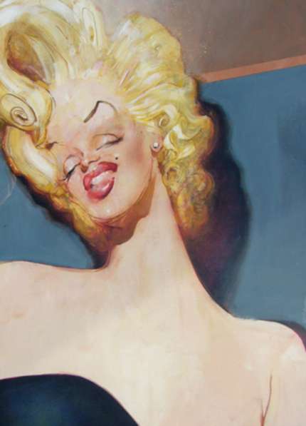 Marilyn Monroe by Sebastian Kruger Marilyn Monroe by Sebastian Kruger