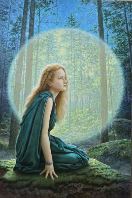 Silence oil painting by Herman Smorenburg Silence oil painting by Herman Smorenburg