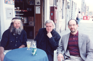 Bruno Weber, H.R. Giger, and James Cowan  of Morpheus Fine Art